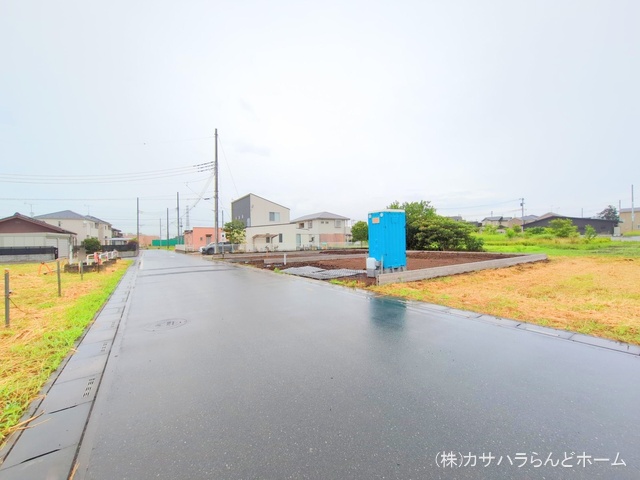 埼玉県坂戸市大字片柳の新築戸建て更地・土地写真 2025年6月23日撮影