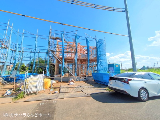 埼玉県坂戸市大字片柳の新築戸建て上棟写真 2025年7月30日撮影