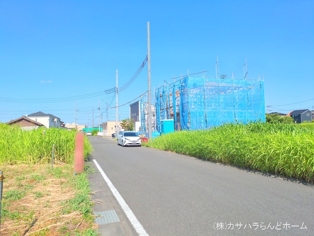 埼玉県坂戸市大字片柳の新築戸建て上棟写真 2025年7月30日撮影