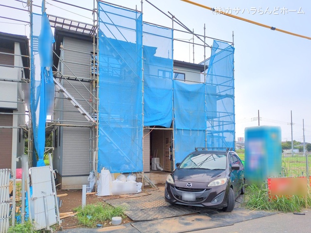 埼玉県坂戸市大字片柳の新築戸建てシート写真 2025年9月9日撮影