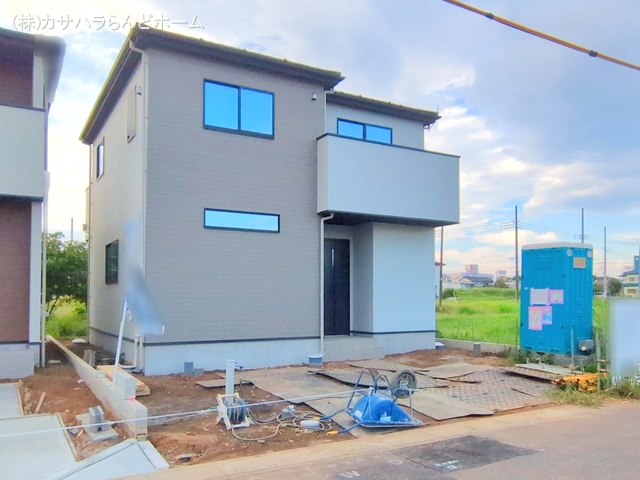 埼玉県坂戸市大字片柳の新築戸建て外構写真 2025年9月28日撮影