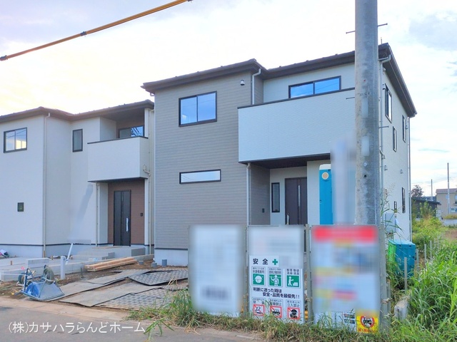 埼玉県坂戸市大字片柳の新築戸建て外構写真 2025年9月28日撮影
