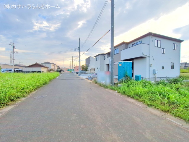 埼玉県坂戸市大字片柳の新築戸建て外構写真 2025年9月28日撮影