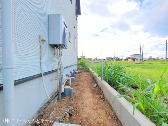 埼玉県坂戸市大字片柳の新築戸建て外構写真 2025年9月28日撮影