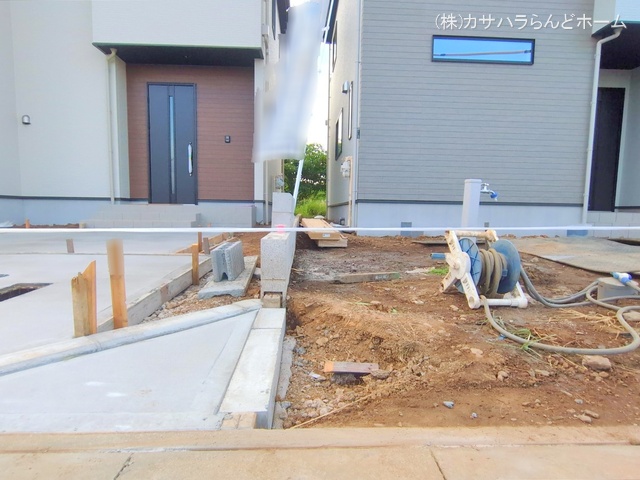 埼玉県坂戸市大字片柳の新築戸建て外構写真 2025年9月28日撮影