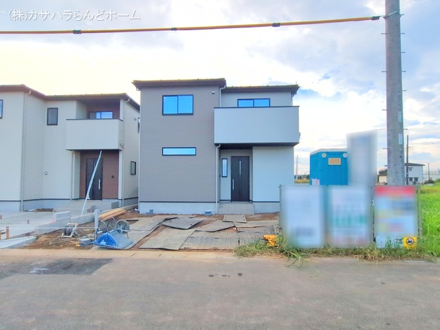 埼玉県坂戸市大字片柳の新築戸建て外構写真 2025年9月28日撮影