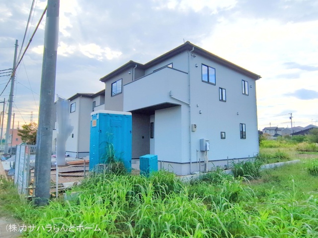 埼玉県坂戸市大字片柳の新築戸建て外構写真 2025年9月28日撮影