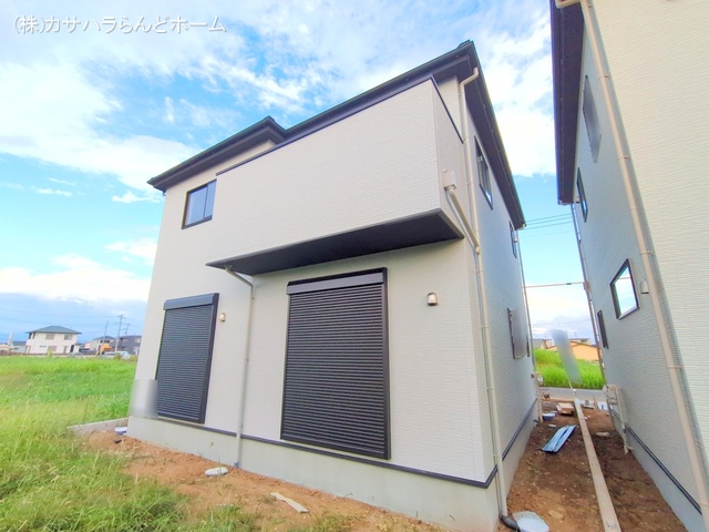 埼玉県坂戸市大字片柳の新築戸建て外構写真 2025年9月28日撮影