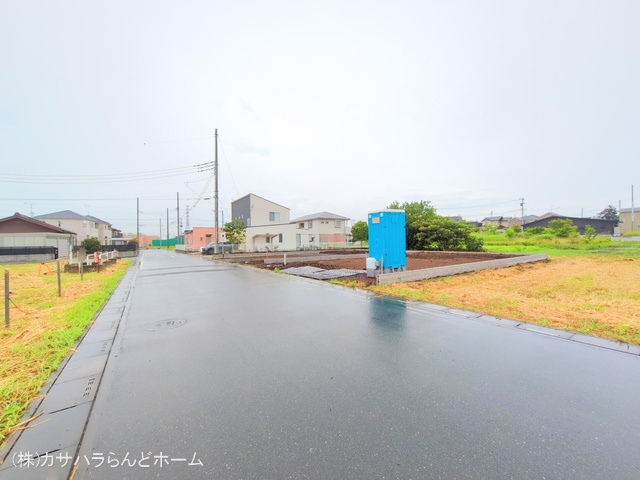 埼玉県坂戸市大字片柳の新築戸建て更地・土地写真 2025年6月23日撮影