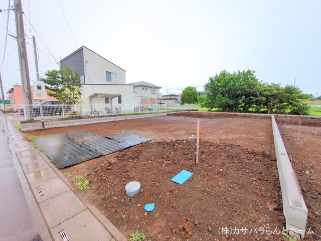 埼玉県坂戸市大字片柳の新築戸建て更地・土地写真 2025年6月23日撮影
