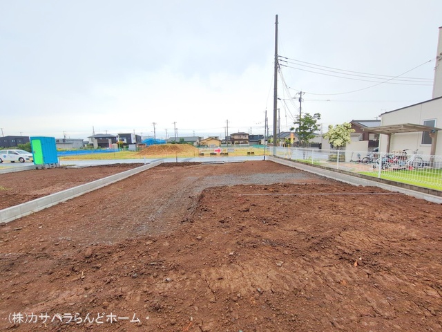 埼玉県坂戸市大字片柳の新築戸建て更地・土地写真 2025年6月23日撮影
