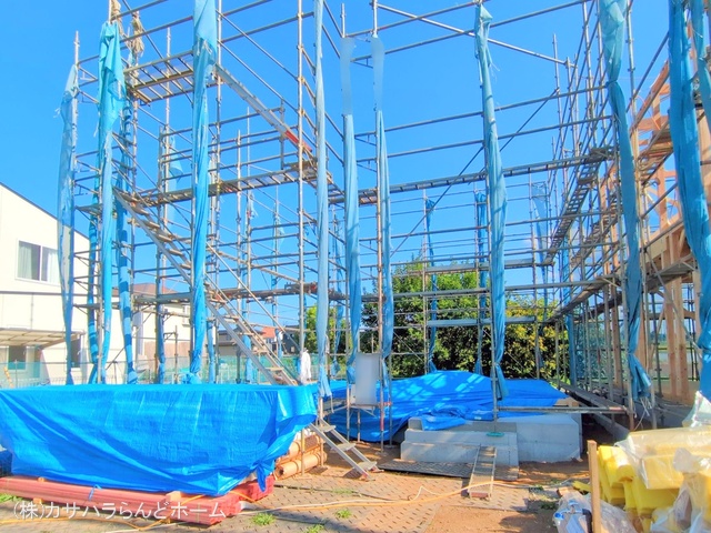 埼玉県坂戸市大字片柳の新築戸建て基礎写真 2025年7月30日撮影