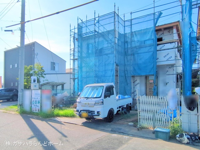 埼玉県坂戸市大字片柳の新築戸建てシート写真 2025年8月20日撮影