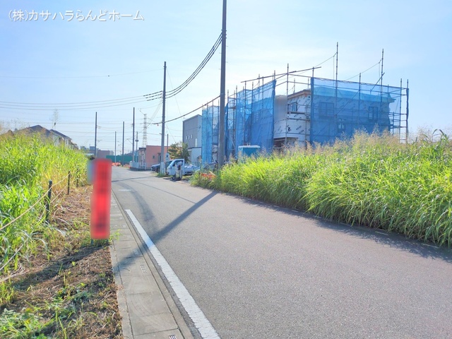 埼玉県坂戸市大字片柳の新築戸建てシート写真 2025年8月20日撮影