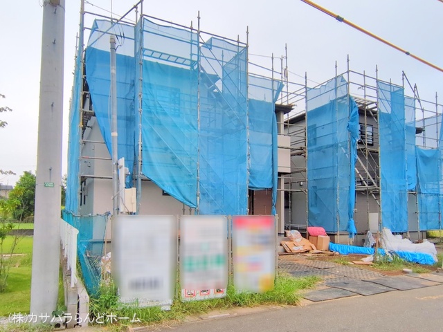 埼玉県坂戸市大字片柳の新築戸建てシート写真 2025年9月9日撮影