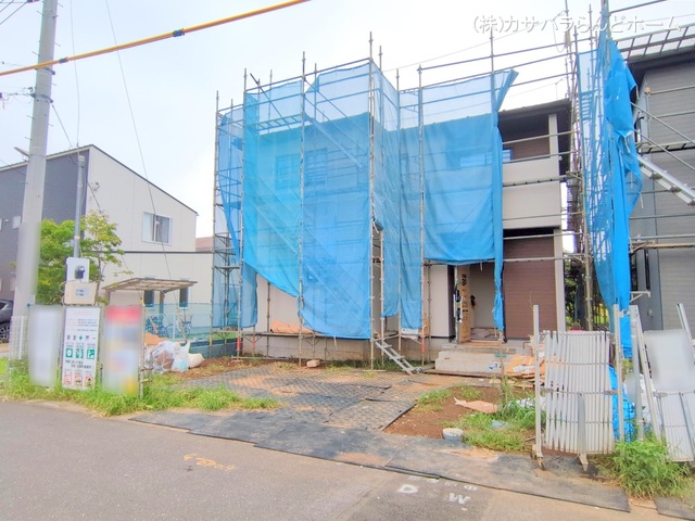 埼玉県坂戸市大字片柳の新築戸建てシート写真 2025年9月9日撮影