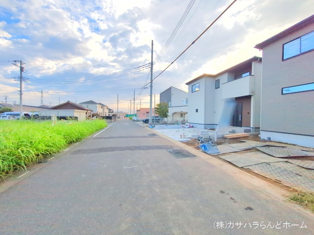 埼玉県坂戸市大字片柳の新築戸建て外構写真 2025年9月28日撮影