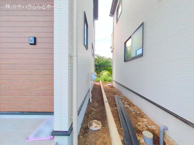 埼玉県坂戸市大字片柳の新築戸建て外構写真 2025年9月28日撮影