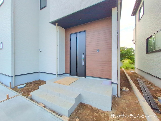 埼玉県坂戸市大字片柳の新築戸建て外構写真 2025年9月28日撮影