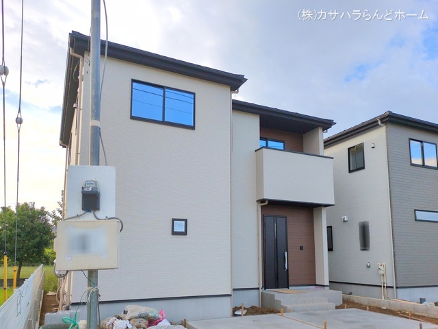 埼玉県坂戸市大字片柳の新築戸建て外構写真 2025年9月28日撮影
