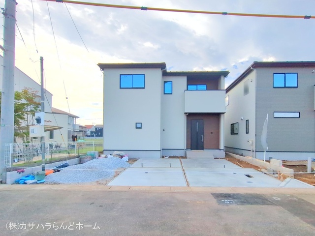 埼玉県坂戸市大字片柳の新築戸建て外構写真 2025年9月28日撮影