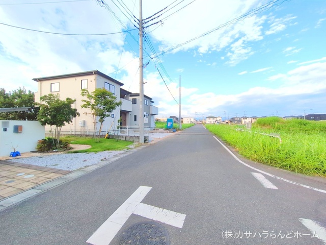 埼玉県坂戸市大字片柳の新築戸建て外構写真 2025年9月28日撮影