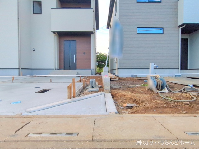 埼玉県坂戸市大字片柳の新築戸建て外構写真 2025年9月28日撮影