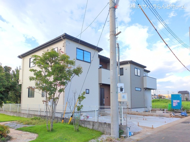 埼玉県坂戸市大字片柳の新築戸建て外構写真 2025年9月28日撮影