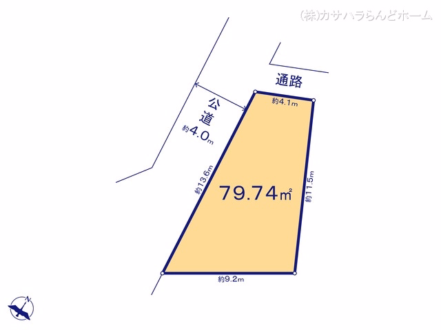 川越市大字寺尾（土地） 区画図