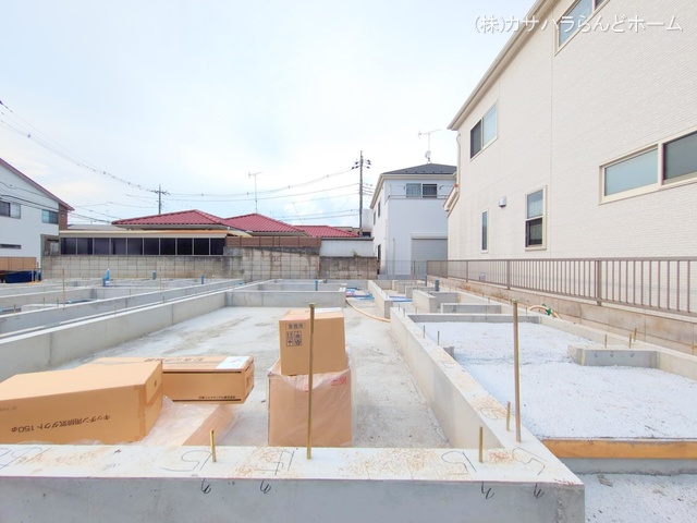 埼玉県川越市かすみ野3丁目の新築戸建て基礎写真 2025年7月23日撮影