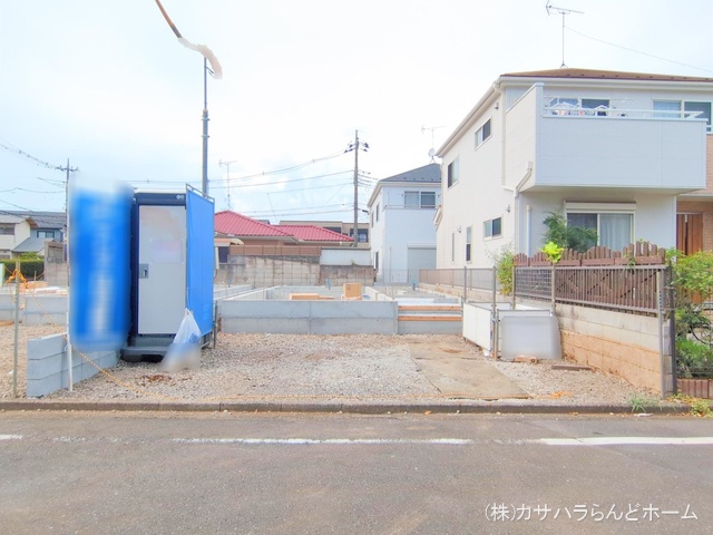 埼玉県川越市かすみ野3丁目の新築戸建て基礎写真 2025年7月23日撮影