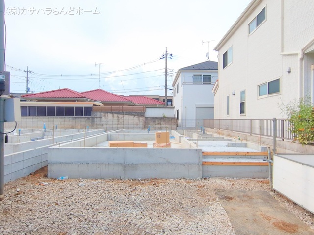 埼玉県川越市かすみ野3丁目の新築戸建て基礎写真 2025年7月23日撮影