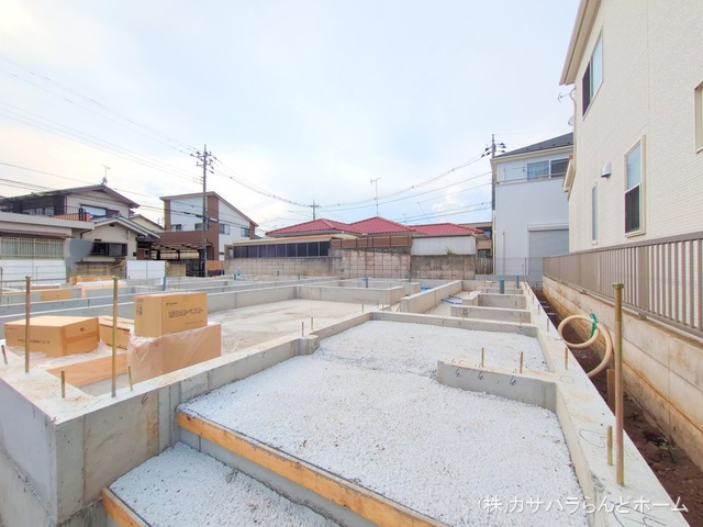 埼玉県川越市かすみ野3丁目の新築戸建て基礎写真 2025年7月23日撮影