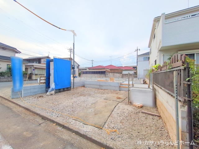 埼玉県川越市かすみ野3丁目の新築戸建て基礎写真 2025年7月23日撮影