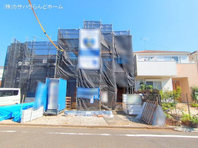 埼玉県川越市かすみ野3丁目の新築戸建てシート写真 2025年8月18日撮影