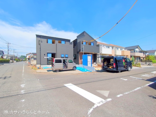 埼玉県川越市かすみ野3丁目の新築戸建て外構写真 2025年9月7日撮影