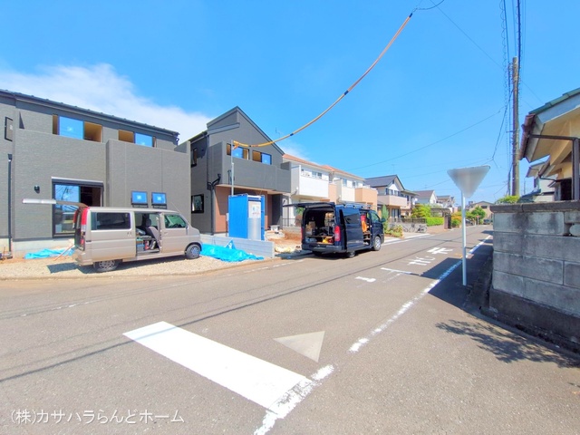 埼玉県川越市かすみ野3丁目の新築戸建て外構写真 2025年9月7日撮影
