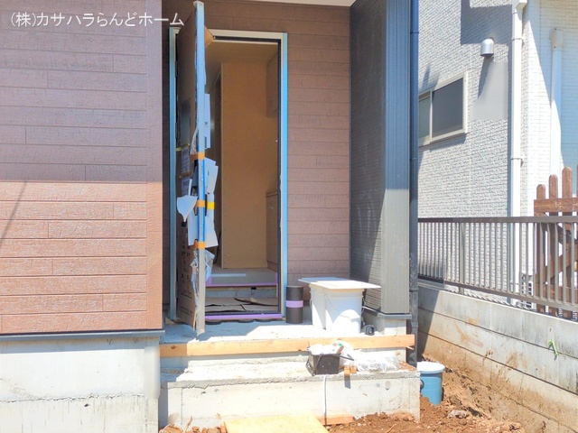 埼玉県川越市かすみ野3丁目の新築戸建て外構写真 2025年9月7日撮影