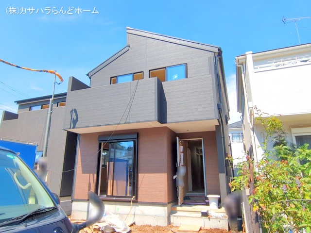埼玉県川越市かすみ野3丁目の新築戸建て外構写真 2025年9月7日撮影