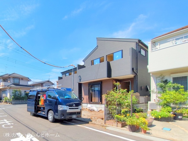 埼玉県川越市かすみ野3丁目の新築戸建て外構写真 2025年9月7日撮影