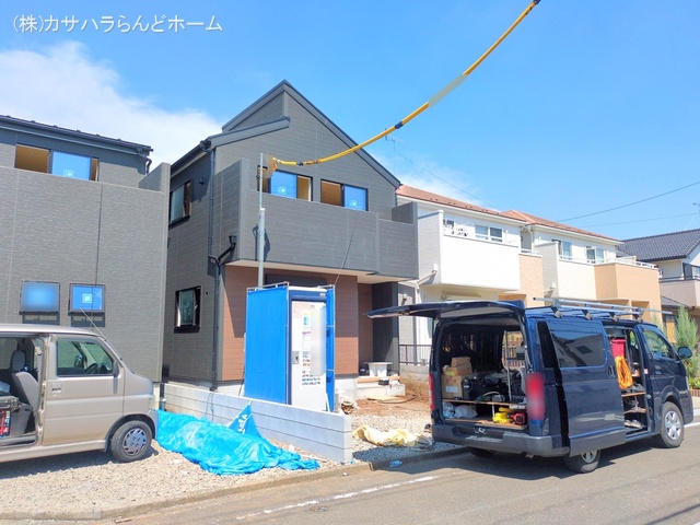 埼玉県川越市かすみ野3丁目の新築戸建て外構写真 2025年9月7日撮影