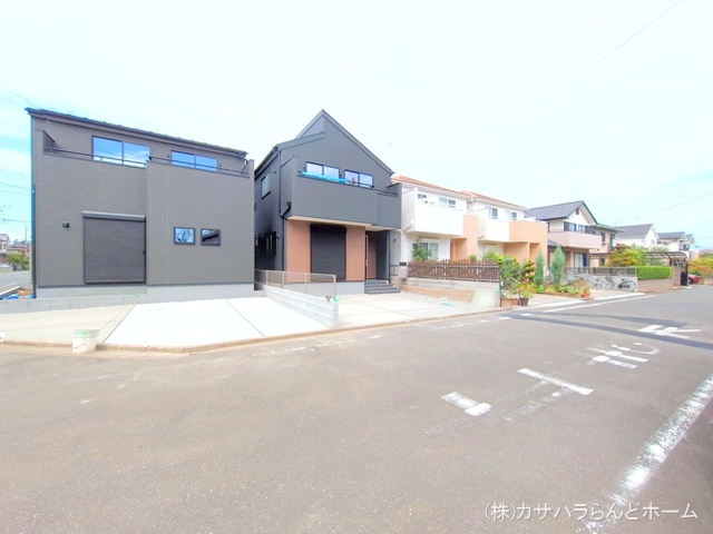 埼玉県川越市かすみ野3丁目の新築戸建て外構写真 2025年9月28日撮影
