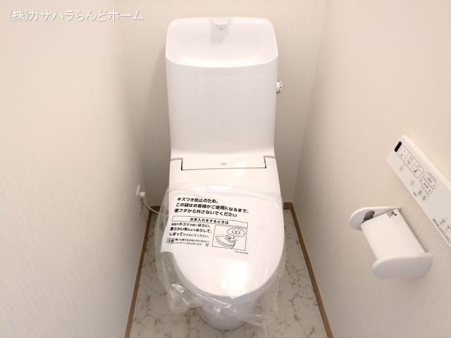 埼玉県坂戸市溝端町の新築戸建てトイレ写真 2025年8月20日撮影