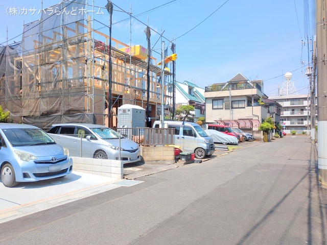 埼玉県川越市諏訪町の新築戸建て上棟写真 2025年8月3日撮影