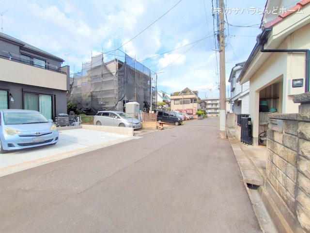 埼玉県川越市諏訪町の新築戸建てシート写真 2025年9月2日撮影