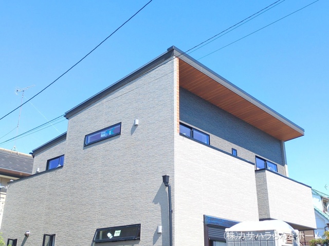 埼玉県川越市諏訪町の新築戸建て外構写真 2025年9月25日撮影