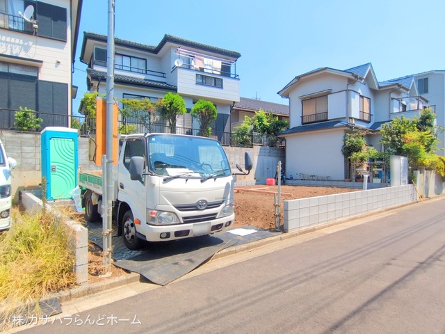 埼玉県川越市むさし野の新築戸建て更地・土地写真 2025年7月23日撮影
