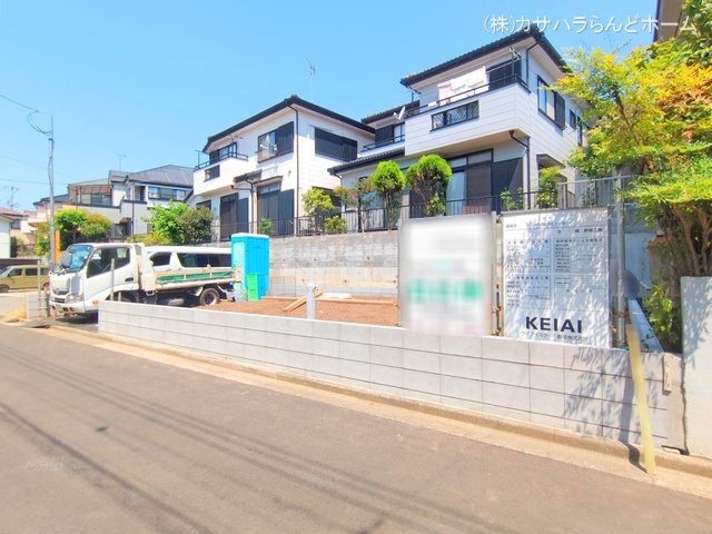 埼玉県川越市むさし野の新築戸建て更地・土地写真 2025年7月23日撮影