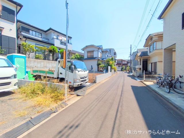 埼玉県川越市むさし野の新築戸建て更地・土地写真 2025年7月23日撮影