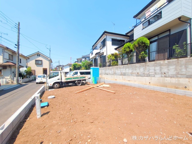 埼玉県川越市むさし野の新築戸建て更地・土地写真 2025年7月23日撮影